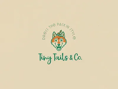 tiny tails & co branding colorful design fashion graphic design illustration logo