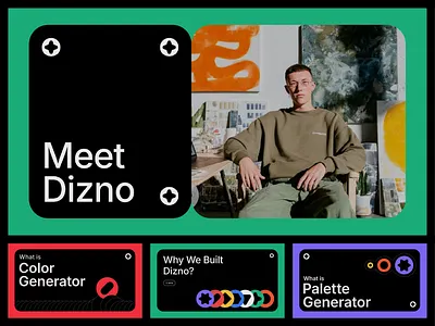 Dizno — Social Media Launch Visuals branding design illustration instagram logo social cover social media