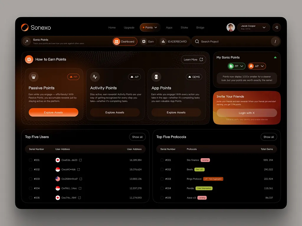 DeFi EVM Blockchain Dashboard