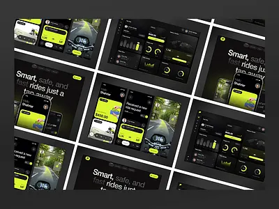 Farider - Ride Sharing Web, App & Dashboard Design in One Motion animation bike bike rental bike riding bike riding website bike website design hero section landing page landing page design motion motion design motion graphics ride booking ride sharing ride sharing service ui design ui ux design web design website design