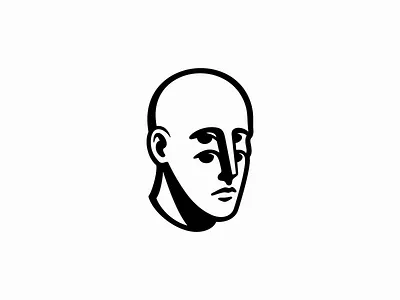 Four Eyed Human Logo abstract branding design emblem eyes face human icon identity illustration logo man mark people portrait surreal symbol vector