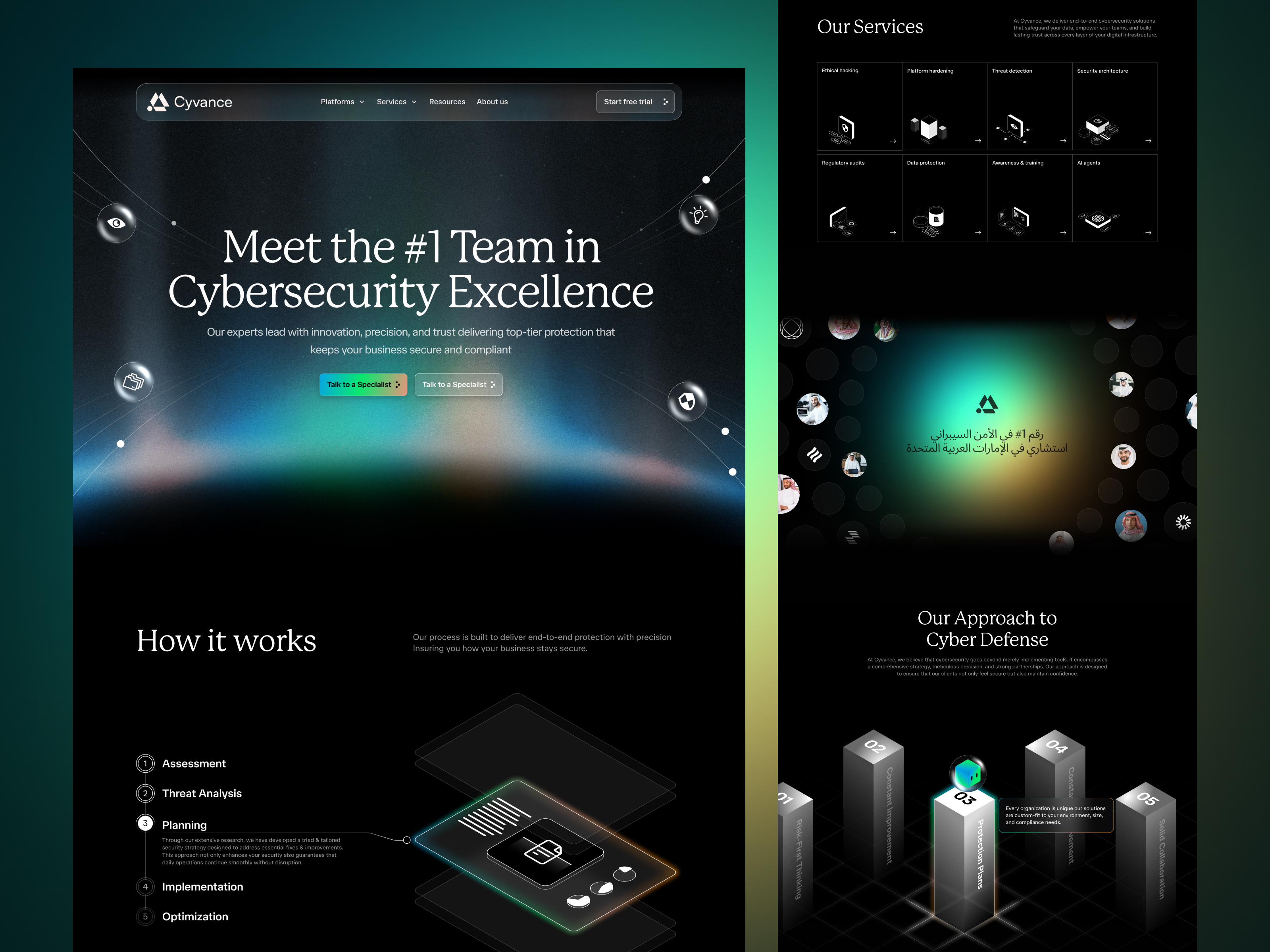 Example of Saa S Landing Page Design | UI UX