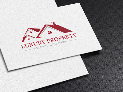 Luxury Real Estate Logo Design design home house illustration logo luxury property real estate rent vector