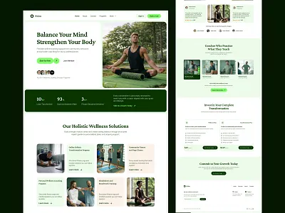 Health & Wellness Website Design coach health health coach health website healthcare landing page design medical medicare self medicare website website design wellness