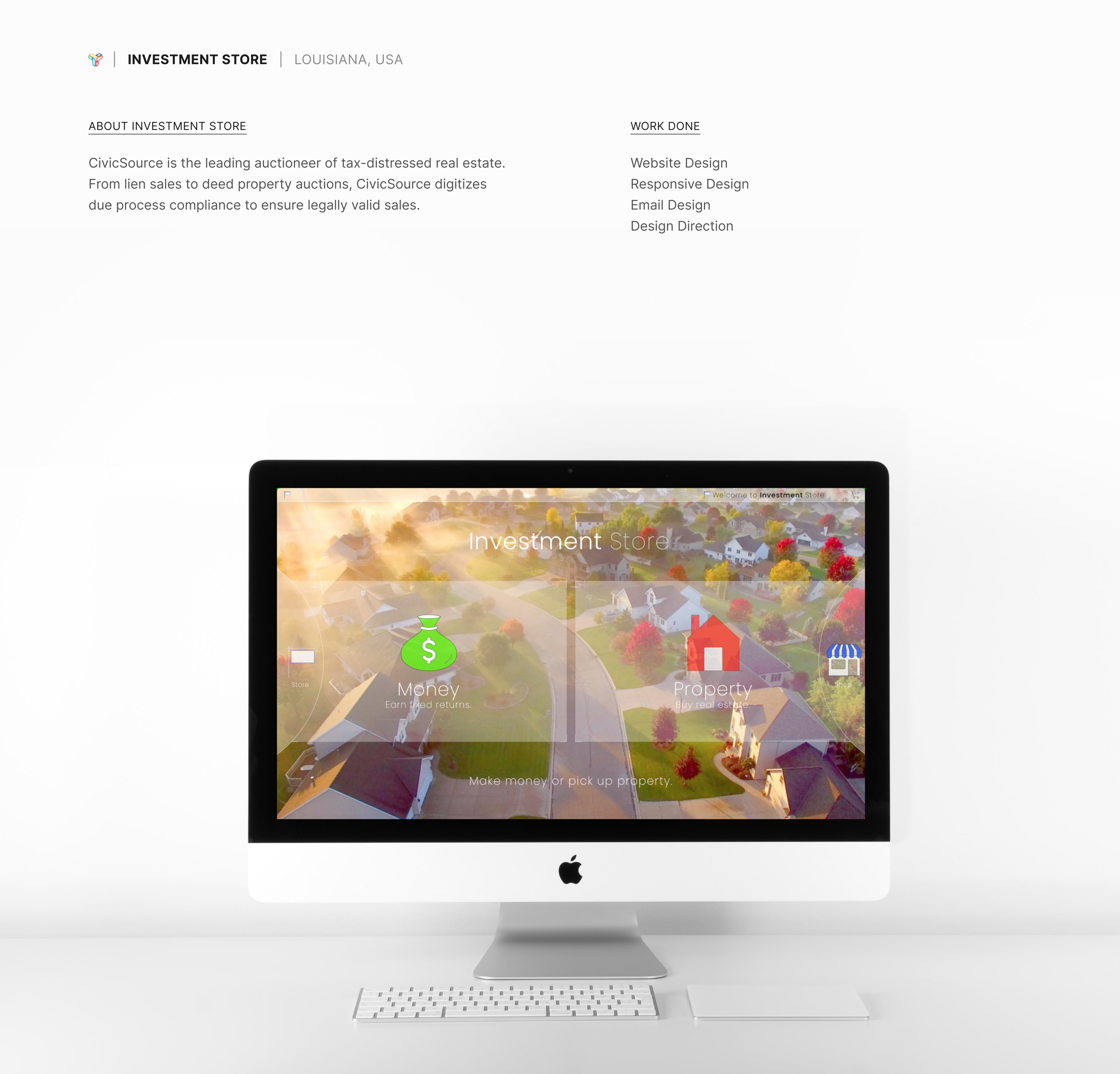 Real Estate Marketplace and Auction Platform | Fulcrum Solutions auction civicsource design figma fulcrum solutions graphic design investment store map marketplace real estate ui uiux ux web design website