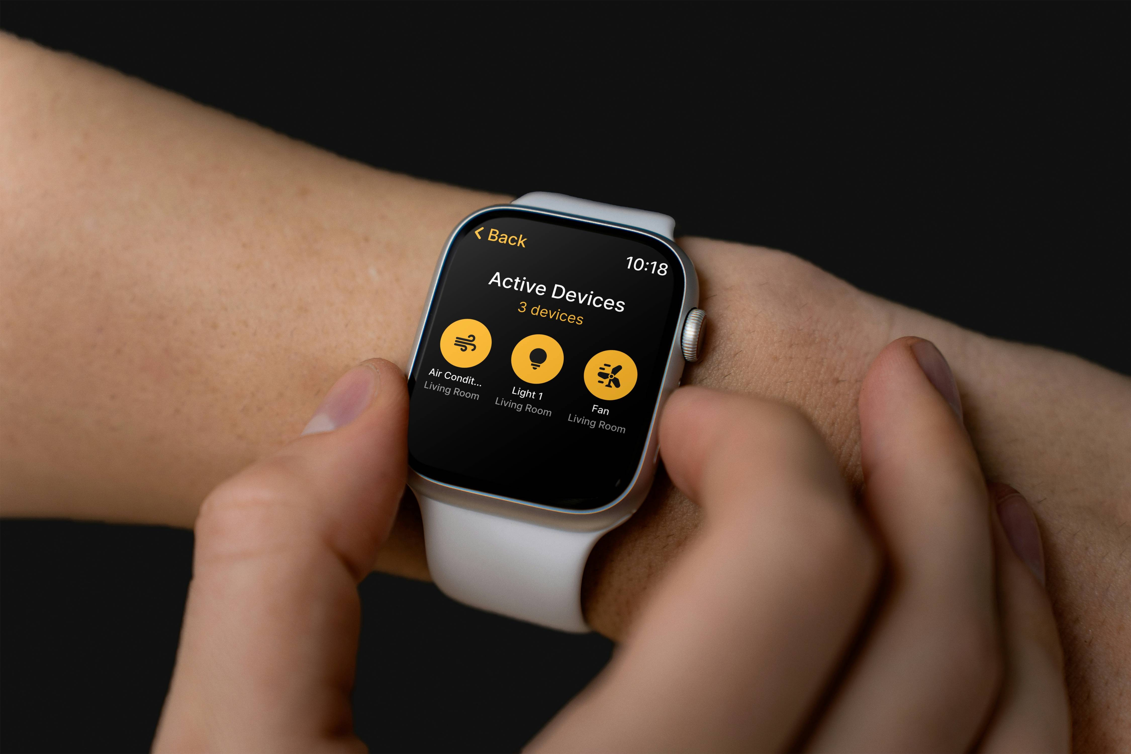 CoShell - AI & Automation Watch App ai app design figma mobile ui ux watch