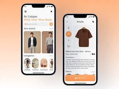 E-commerce Mobile App UI app design app ui app ui design case study clean ui design dribbble e commarce app e commarce website fashion app ui lifestyle app design minimal design modern design product design responsive ui design ui ui design ui kit ux ux design