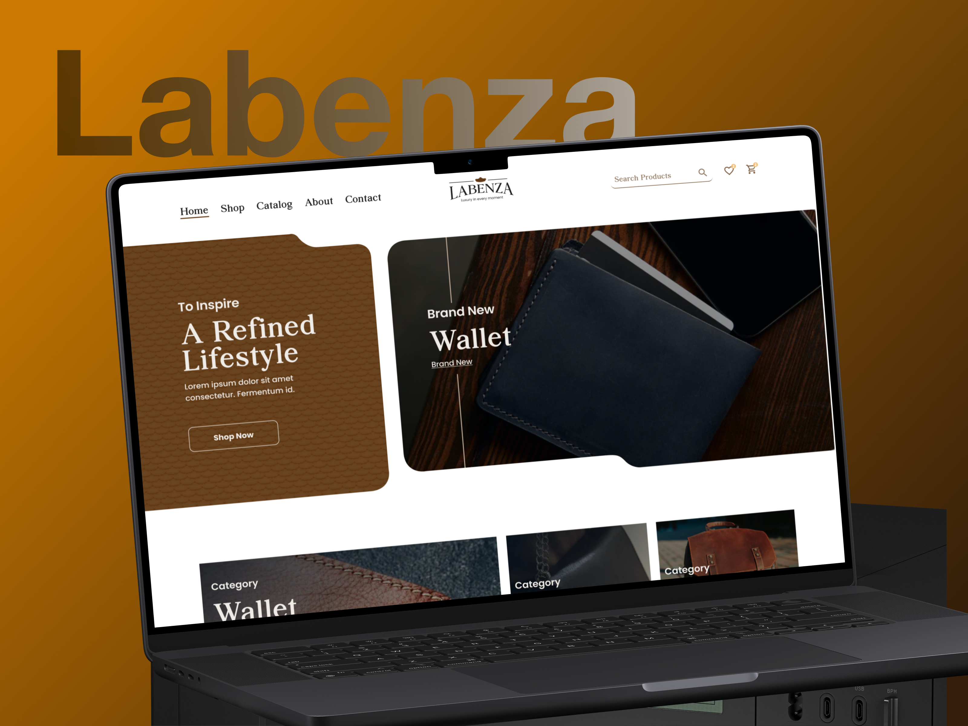 Example of Ecommerce Website Mobile App Design 