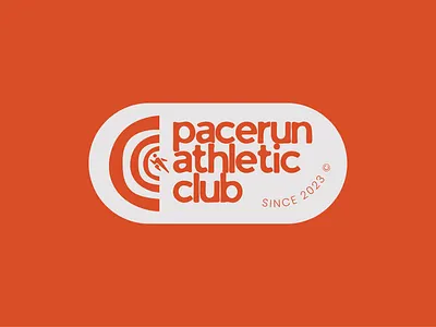 Pacerun Athletic Club — A Running Club Logo Built for Community athletic branding badge design brand identity branding community brand emblem fitness fitness branding graphic design lifestyle brand logo logo design logo mark logodesign running club sport sports branding sports logo typography visual identity
