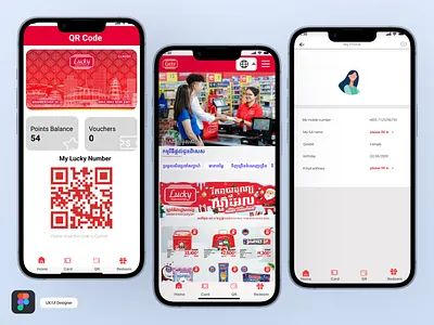 Lucky Express app UI/UX concept ui ux