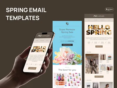 Spring Email Design design email email builder email campaign email design email marketing email newsletter email templates html email newsletter stripo email ux design web design