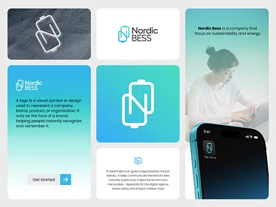 Nordic Bess Logo Design brand brand identity branding creative design graphic design logo logo artwork logo design logo graphy logo identity logotype