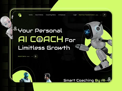 Personal AI Coach Platform app ui app ui ux design company website design website figma figma landing page funnelish google sites google sites website landing page design figma notion template saas landing page system io sales funnel ui website design ux research webpage website website ui ux wireframe wireframe design