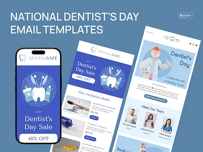 Dentist's Day Email Design design email email builder email campaign email design email marketing email newsletter email templates html email newsletter stripo email ux design web design