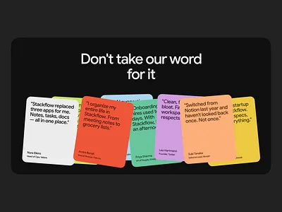 Testimonial Cards — Interactive Hover Effect framer landing page web analytics web animation web developement web marketing web page design web templates web ui design webflow webgl website website builder website layout design website management website redesign