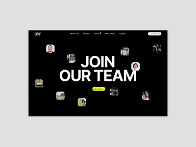 Cyber Care UX/UI design graphic design landing lithuania outer outer studio typography ui ui design ux vilnius web design website