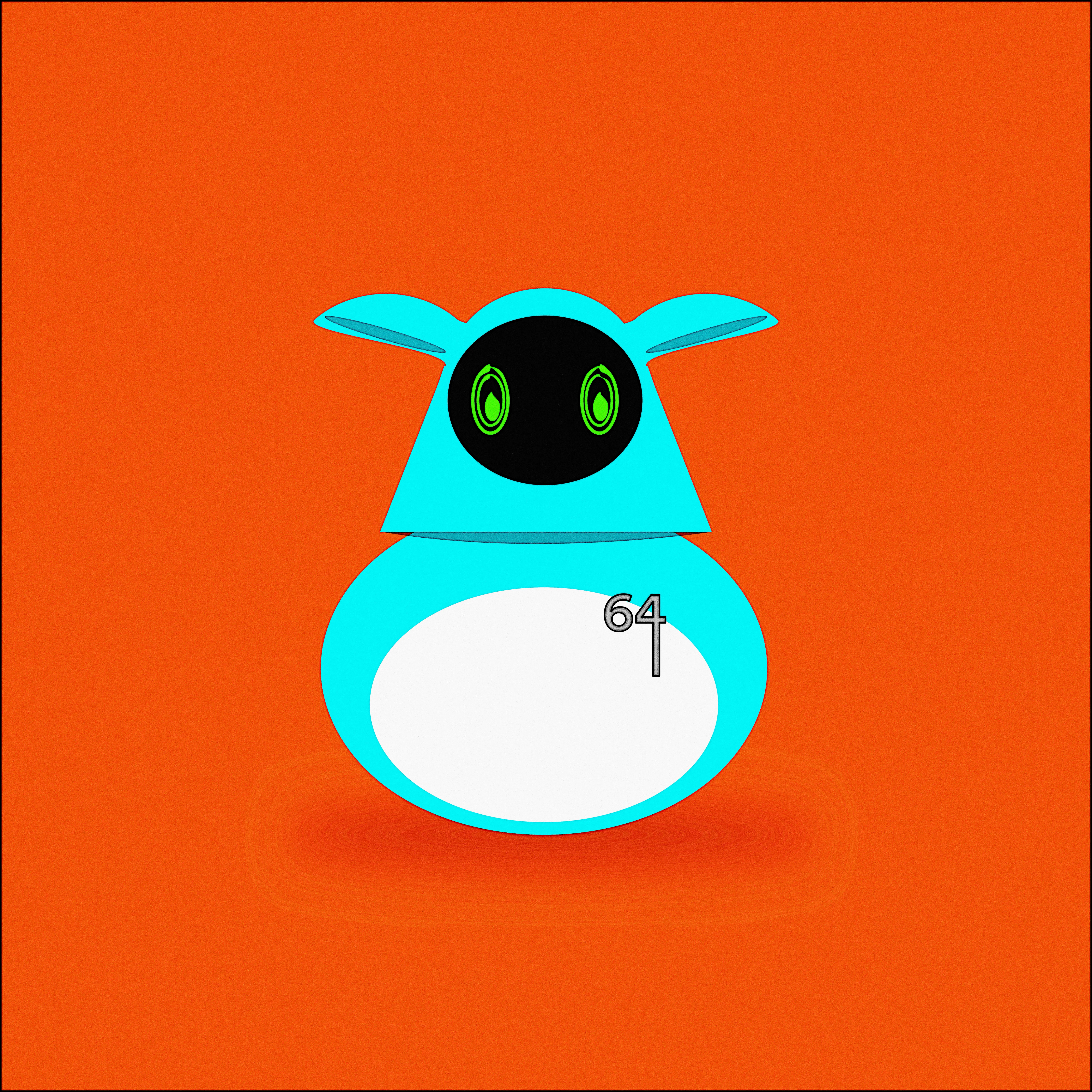 bot 0223 0721 64 0223 64 bot doodle illustration noise shunte88 vector