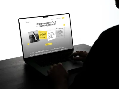 Personal Portfolio Landing page — a/chuprina brand branding design framer landingpage minimalist nocode page personal personalbrand portfolio projects shot style ui uiux ux web website