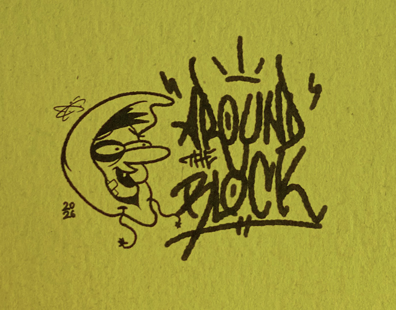 Around the Block - Illustration Series blackandyellow characterdesign illustration limited pallete poster design print design satirical streetculture