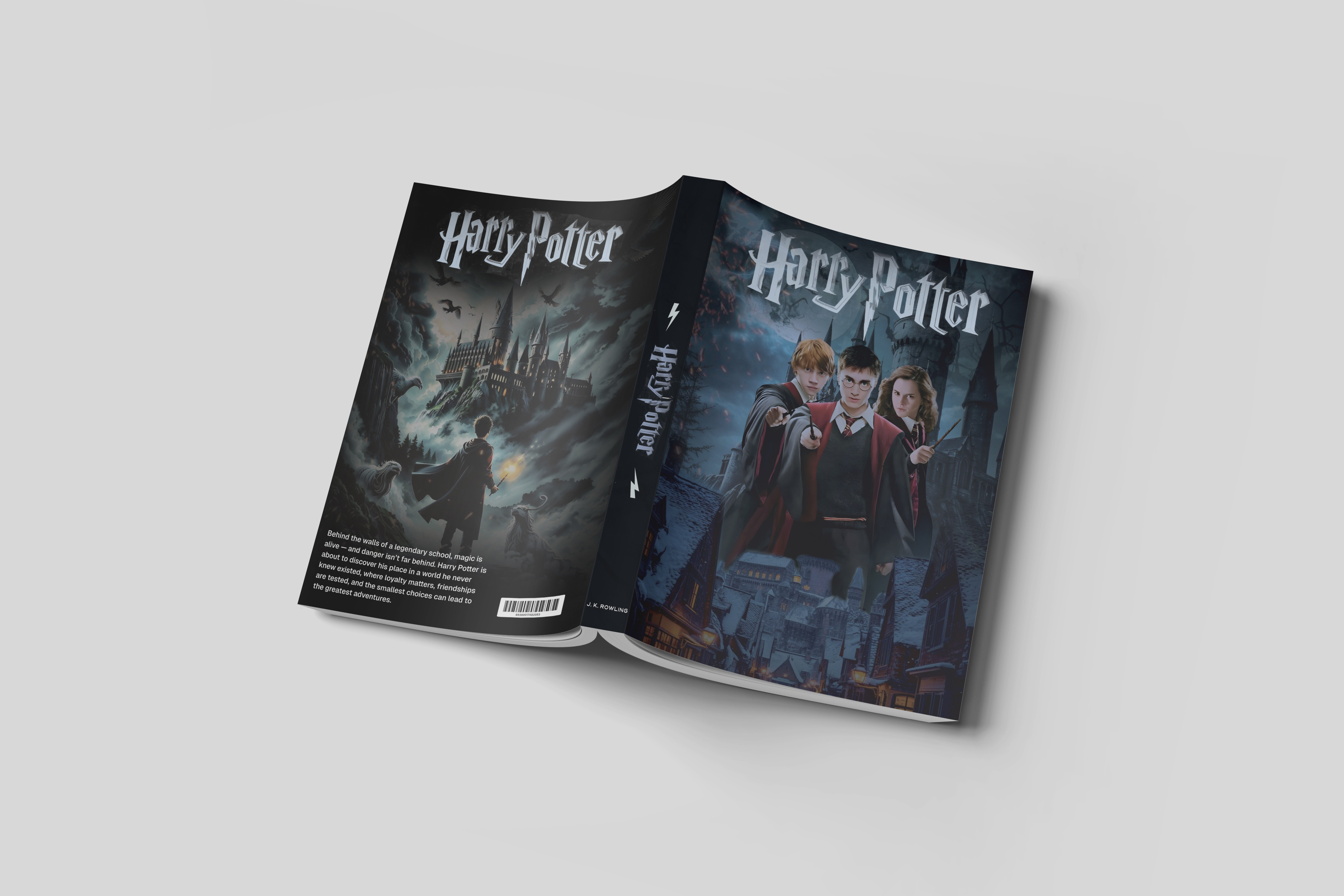 Harry Potter Book Cover Design || Creative Book Cover Concept book cover book cover design branding creative work graphic design harry potter print design visual design