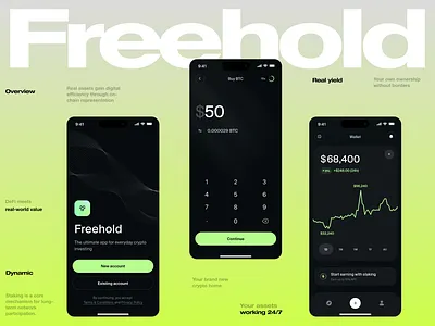 Freehold - Buy Flow balance buy chart crypto flow freehold home realio rio token wallet