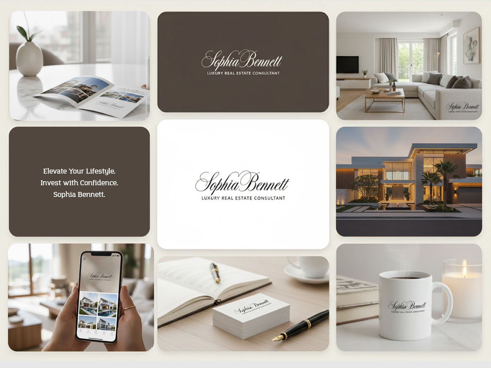 Example of Elegant Custom Calligraphy Logo Design