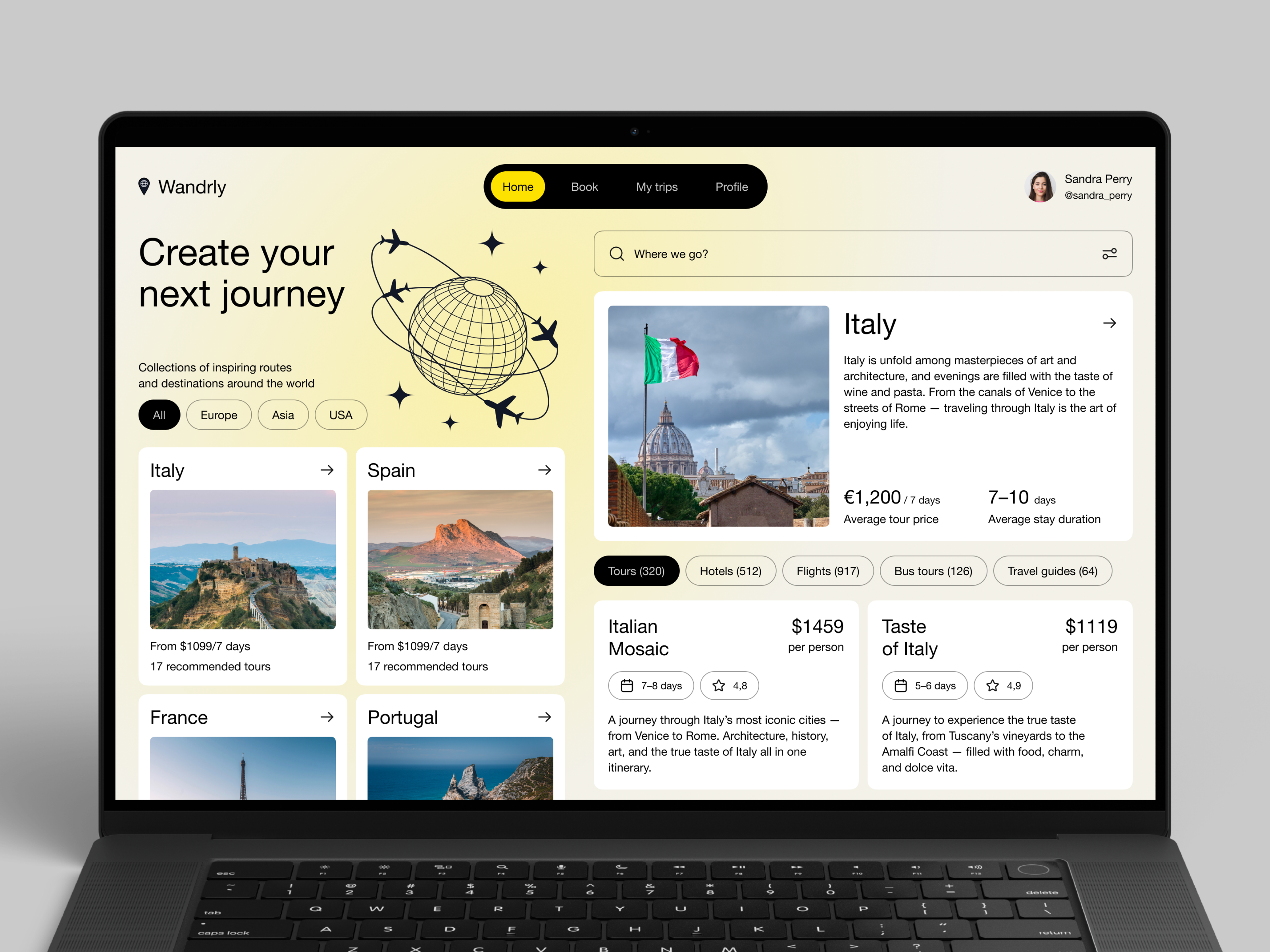 Travel Planning Web App with Itinerary Builder