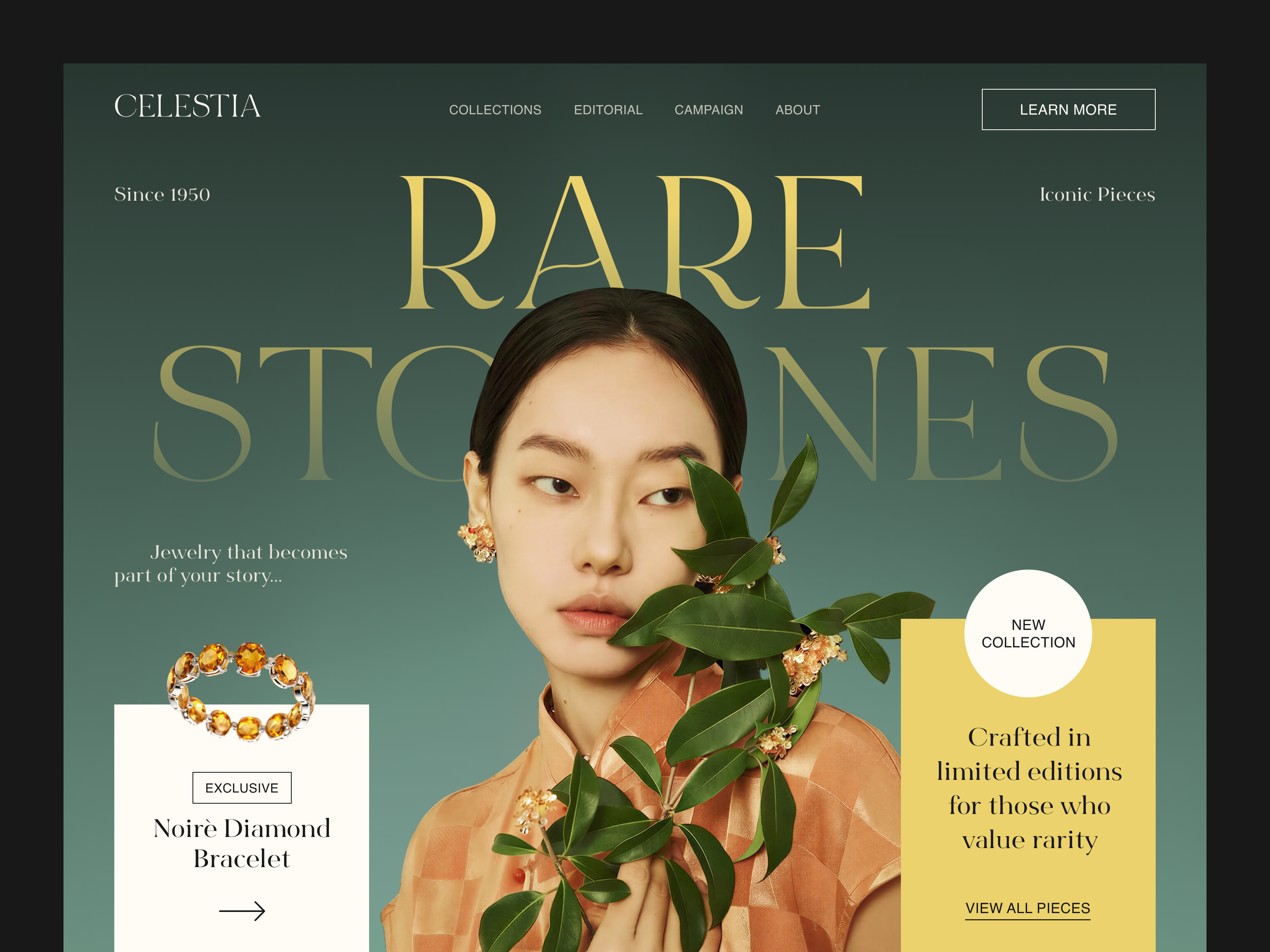 Celestia – Luxury Jewelry Website