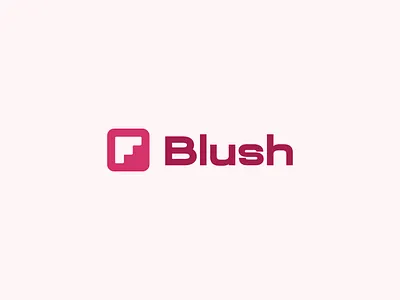 Blush Logo branding design graphic design illustration logo logo design typography vector