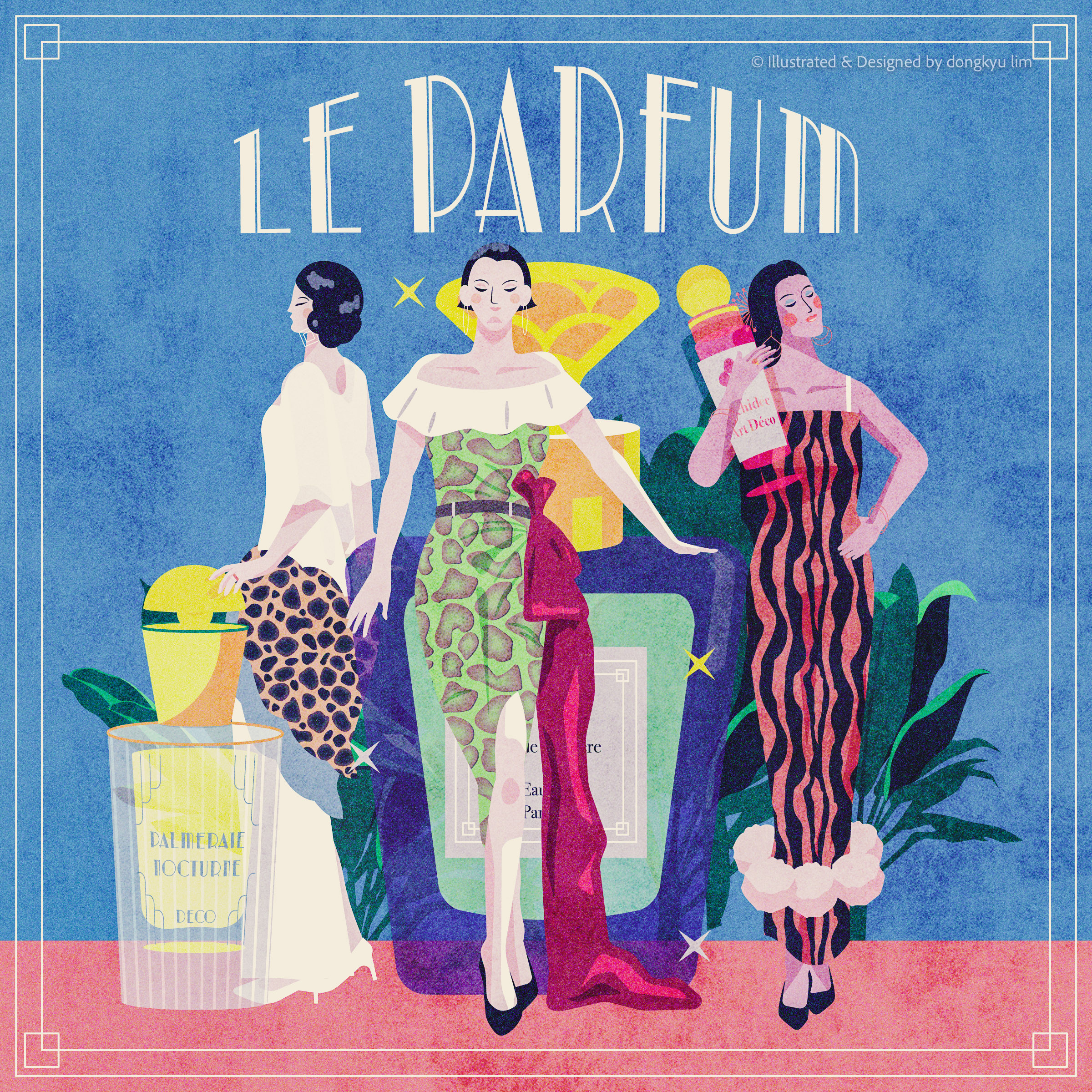 Les Déesses du Parfum - Art Déco 1920s art deco fashion illustration perfume vintage women