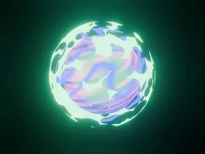Energy Ball 2d illustration 3d 3d animation 3d illustration ai assistant animation ball blender blender3d blob energy fantasy future illustration magic magic sphere motion graphics orb technology ui