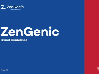 Client - ZenGenic Branding Project Showcase brandguidelines brandguidelinesshowcase branding logo logobranding logoshowcase