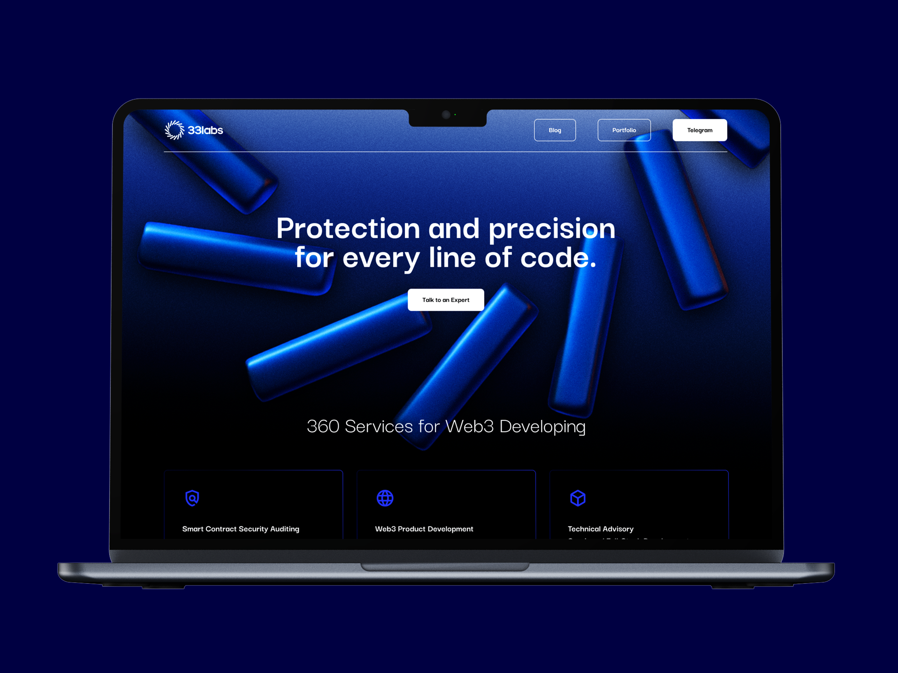 33labs Web3’s Creative Security Lab branding ui design ux design visual design