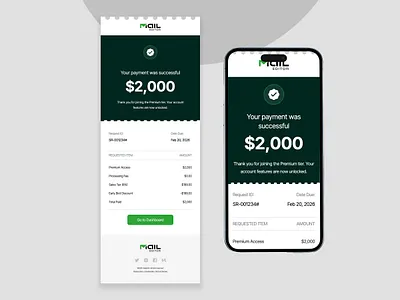 Transactional email template design email design email template email template design email templates graphic design modern email template transactional email template ui