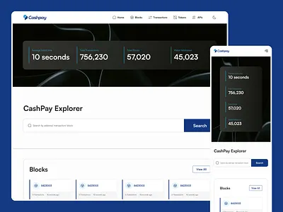 Crypto App Explorer Dashboard crypto app dashboard design explorer landing page ui uiux design ux web design website