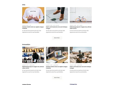 Blog Website branding graphic design ui web design