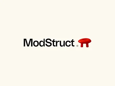 ModStruct - Interior Logo Design brand designer brand identity branding chair logo design graphic design interior interior logo logo logo design logo designer logo icon logomark minimal modern residential symbol typography vector visual identity