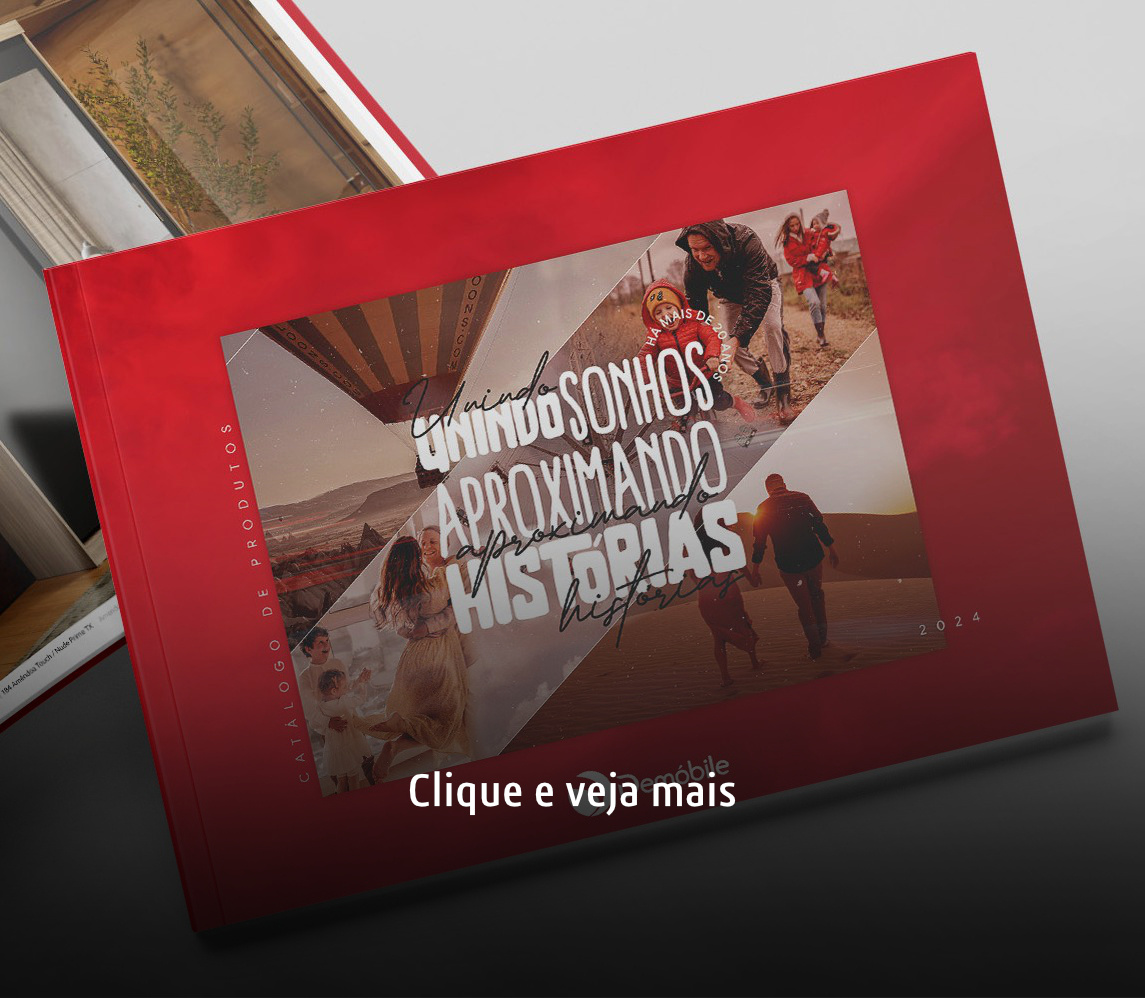 Demóbile branding catalog graphic design