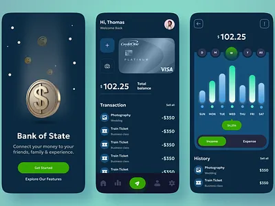 Banking App appdesign bankingapp digitalbanking figma financeapp fintech fintechdesign interactiondesign interfacedesign minimalui mobileapp productdesign uidesign uiux userexperience uxdesign
