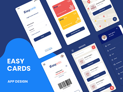 Easy card Subsidy app design app design graphic design ui ux