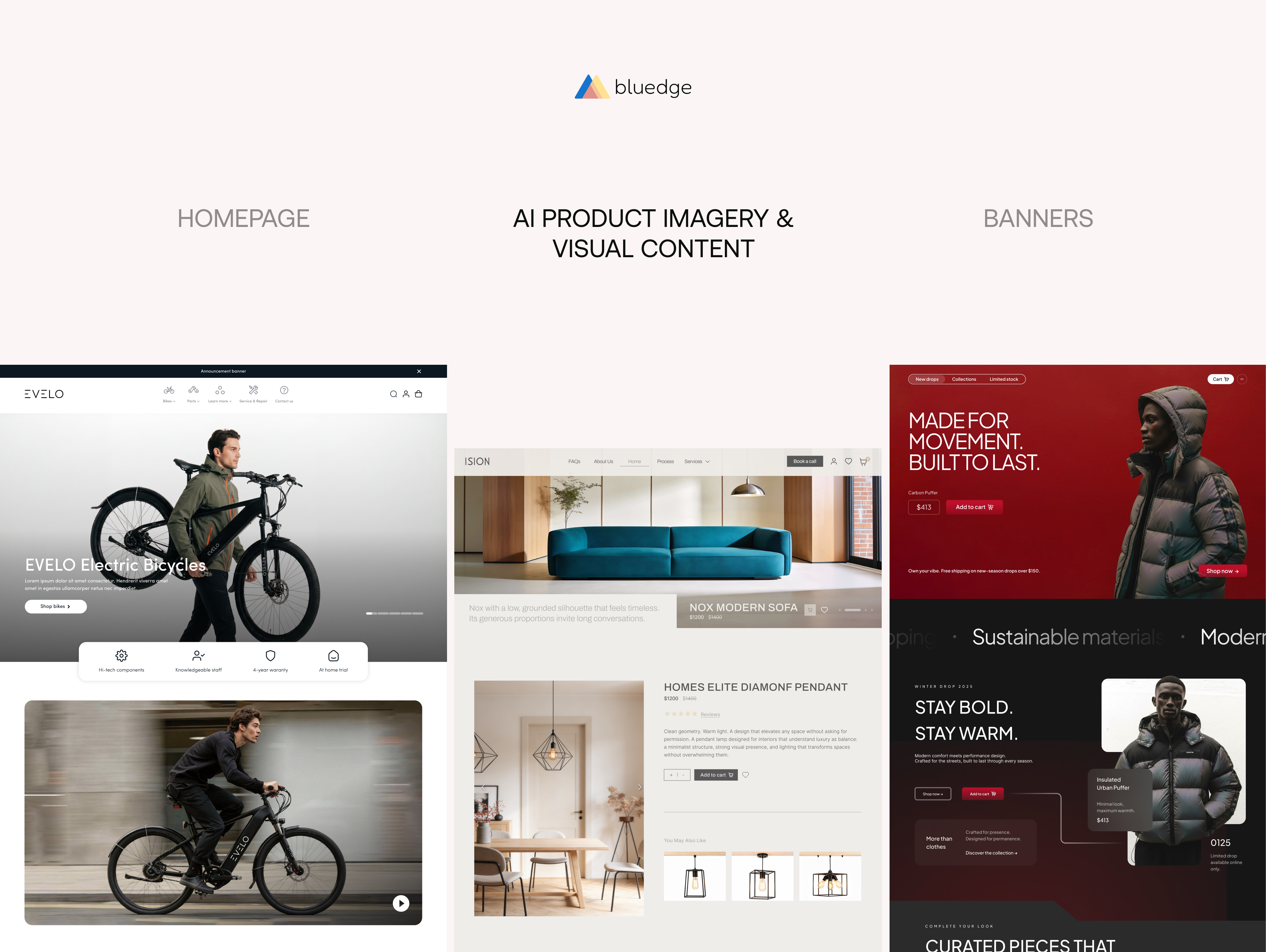 Example of Ai Hero & Banner (Ecommerce)