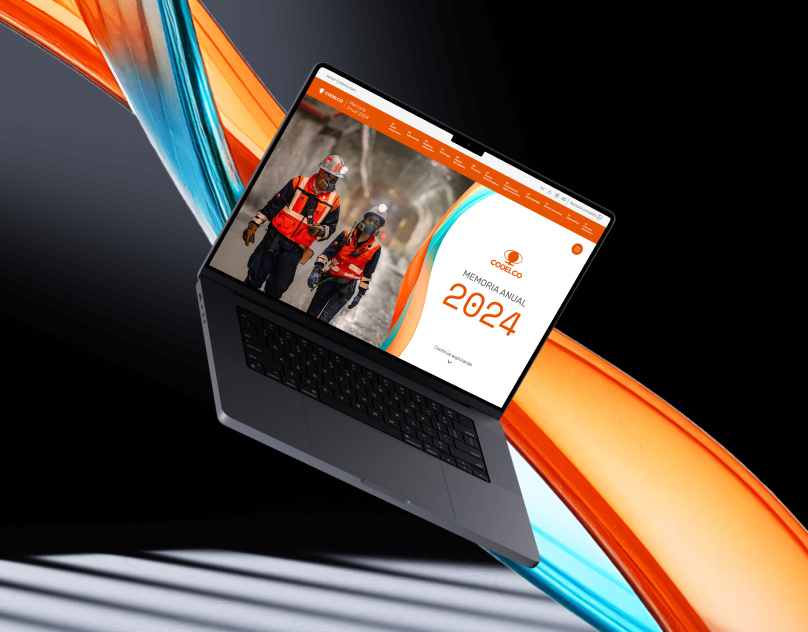 Codelco Memoria Anual 2024 3d app branding design graphic design illustration logo ui ux web