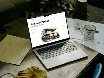 LuxHaus - Real Estate Website agency prototype ui ui ux design web design wireframe