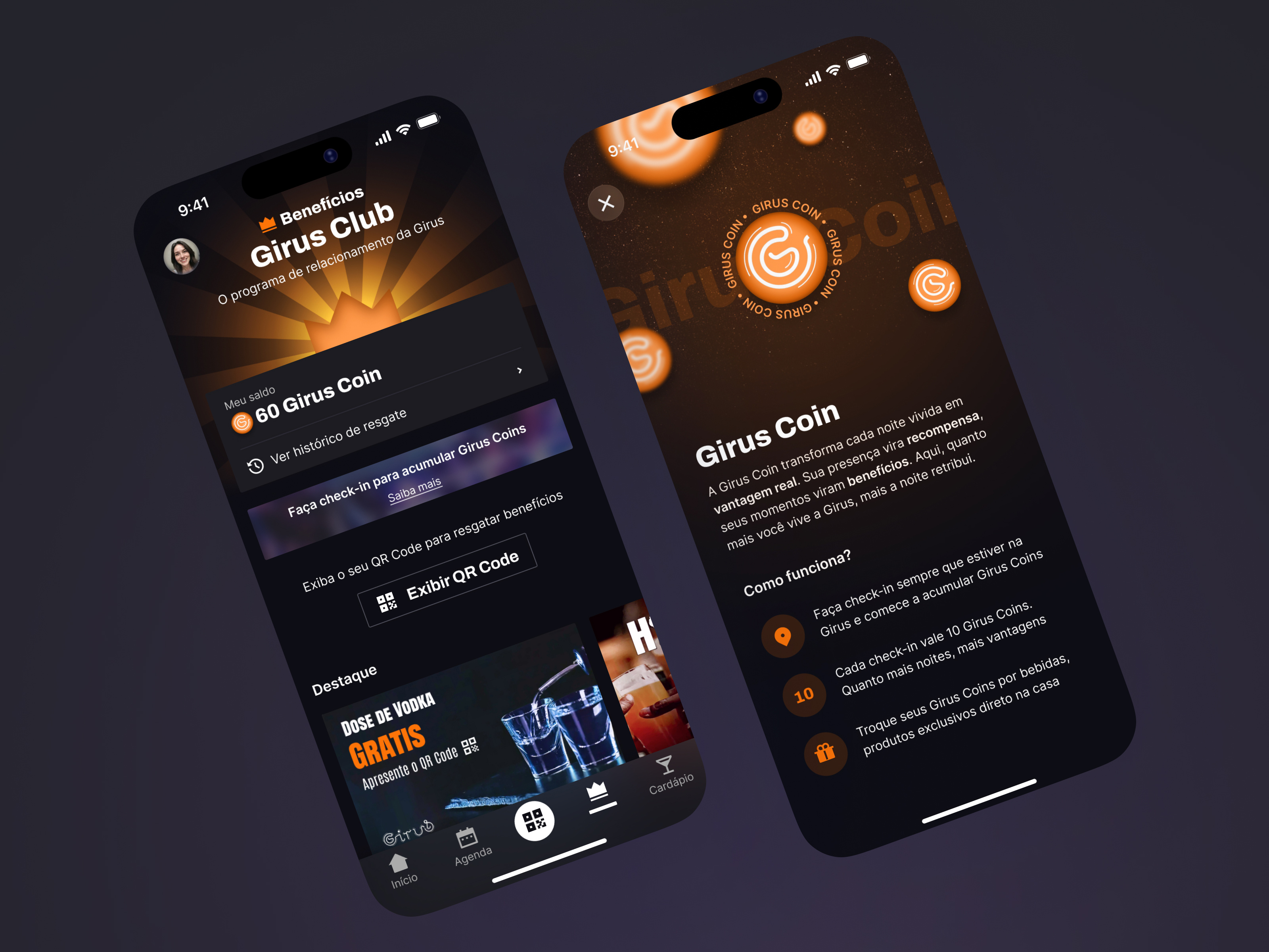 Membership reward Nightlife iOS Mobile App