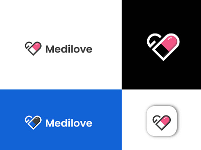 Medilove logo design. Medical heart logo design. clinic health logo heart logo hospital logo design love logo medical medical heart medilove medilove logo pharmachy