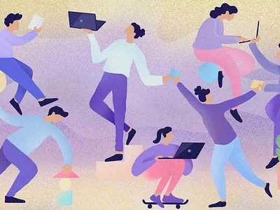 Teamwork graphic design