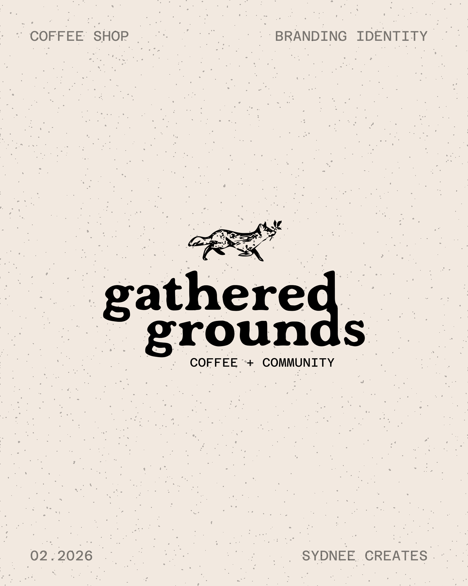 Gathered Grounds – Coffee Shop Concept – Branding Identity branding brandmarks graphic design identity logo merch