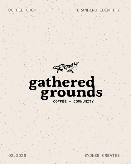 Gathered Grounds – Coffee Shop Concept – Branding Identity