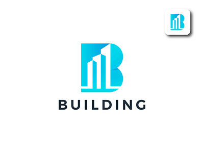 Building Logo b letter b letter building b logo branding building colorful creative design logo logodesign minimal modern negative space property real estate