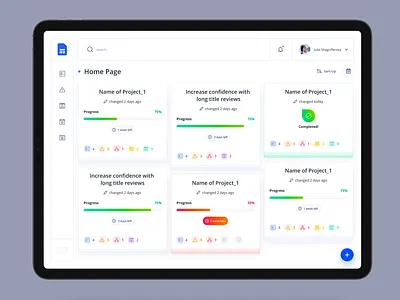 Task Manager app/Calendar page animation app desktop mobile app shot task manager to do list ui ux web design